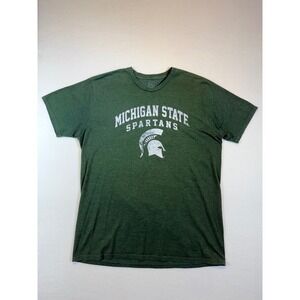 Michigan State Spartans Pro Edge Green T-Shirt College NCAA Mens